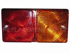 D3NN13N328B REAR STOP LAMP ASSEMBLY (SERIES I) (ENGLISH, RED/YELLOW, RH) fits FORD