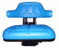 D9NN400DB SEAT ASSEMBLY (3 & 4-CYL) fits FORD 1965-UP (ECONOMY GRAMMAR, BLUE)
