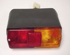 E4NN13N510AA REAR STOP LAMP ASSEMBLY (SERIES II) (LEFT HAND, FLAT TOP CABS) fits FORD