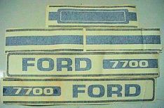7700 COMPLETE HOOD DECAL KIT fits FORD 7700