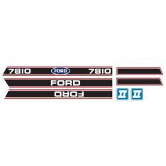 S.14282 HOOD DECAL KIT fits FORD 7810, 1986-UP